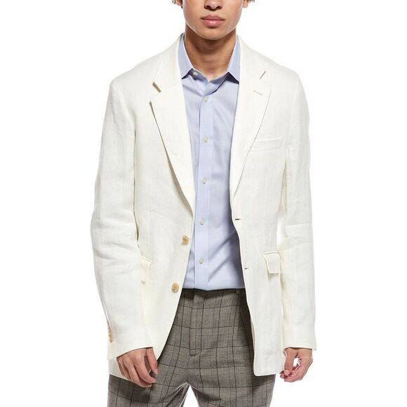 Todd Snyder MensTwill Linen Sutton Jacket White
